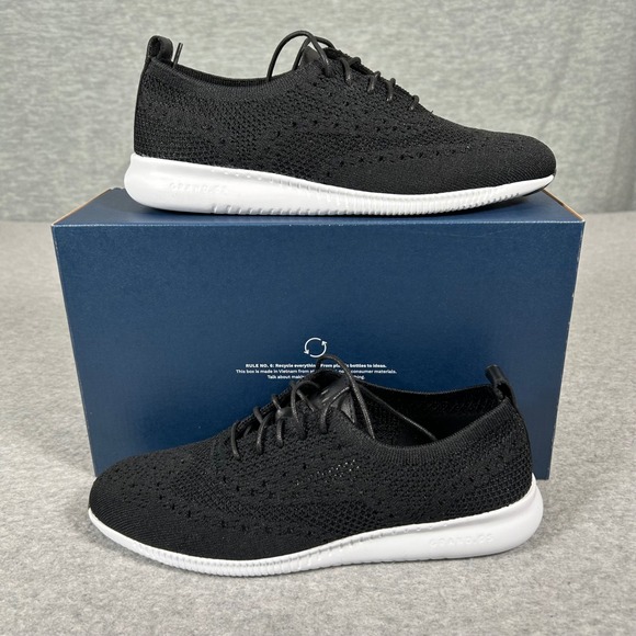 Cole Haan 2 Zerogrand Stitchlite Knit Sneakers Womens Size 7 Black Shoes NEW - Picture 1 of 6